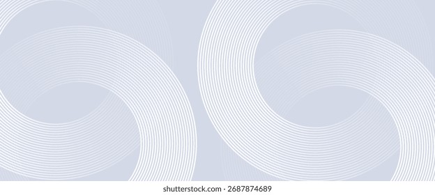 Líneas geométricas brillantes azules Abstractas sobre fondo azul oscuro. Moderno patrón de líneas de círculo azul brillante. Concepto de tecnología futurista. moderno


