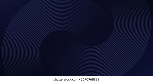 Líneas geométricas brillantes azules Abstractas Modelo azul brillante moderno de las líneas circulares. Traje para la cubierta, Anuncio, folleto