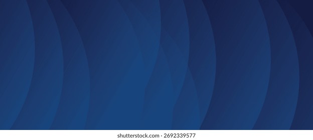 Líneas geométricas brillantes azules Abstractas sobre fondo azul oscuro. Moderno Vector de círculo azul brillante moderno.