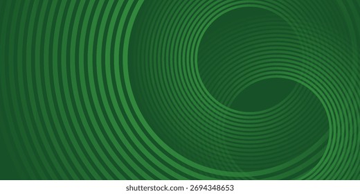 Abstract blue glowing geometric lines on dark blue background. Modern shiny blue circle lines pattern. Futuristic technology concept. Suit for cover, poster, banner, brochure, header, website. eps 10