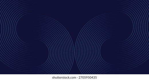 Abstract blue glowing geometric lines modern shiny blue circle lines pattern. Suit for cover, banner, brochure,eps.10