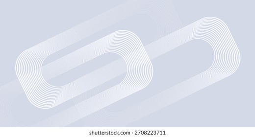 Abstract blue glowing geometric lines on dark blue background. Modern shiny blue circle lines pattern. Futuristic technology concept. Suit for cover, poster, banner, brochure, header, website. eps 10