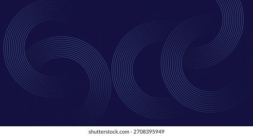 Abstract blue glowing geometric lines modern shiny blue circle lines pattern. 