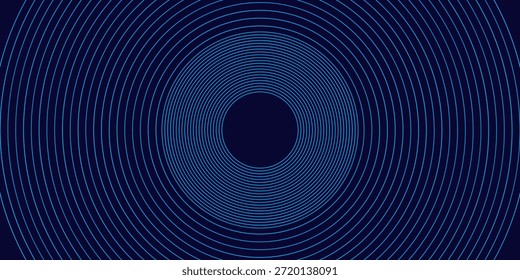 Abstrato azul brilhante linhas geométricas moderno brilhante azul círculo linhas padrão. Terno para capa, banner, brochura