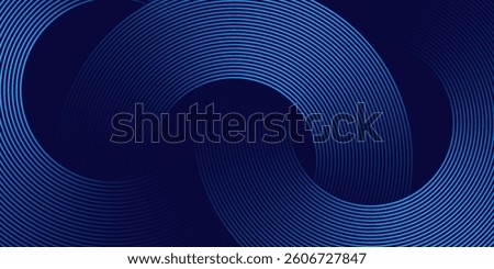 Abstract blue glowing geometric lines modern shiny blue circle lines pattern. Suit for cover   banner  brochure