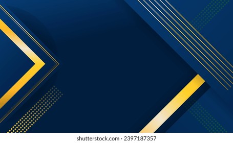 Abstract blue and gold background