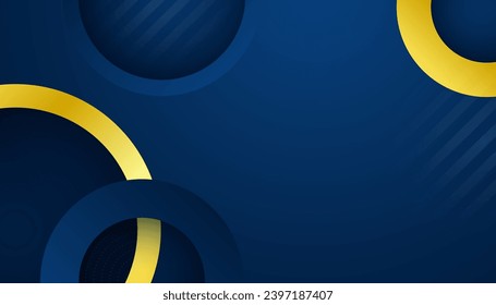 Fondo azul y dorado abstracto
