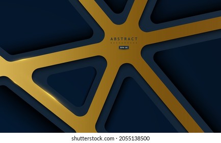 fondo azul y dorado abstracto con sombra y textura profundas