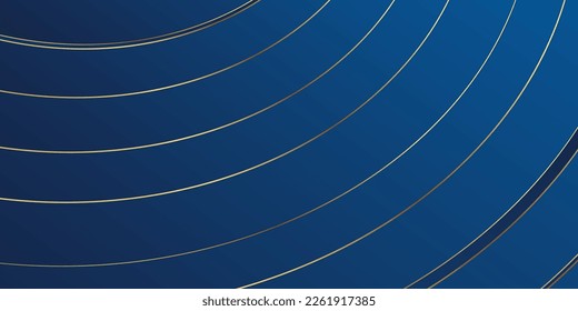 Abstract blue gold background vector