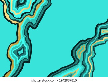 Resumen del patrón azul y oro. Agilizar la imitación de textura de chispa. Ilustración vectorial.