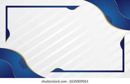 Abstract Blue gold wallpaper. Suitable for certificate backgrounds