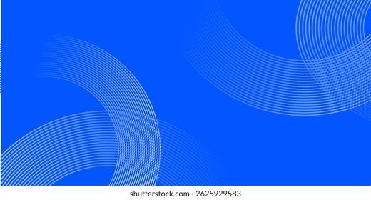 Abstract blue gradient background with curved lines and patterns. Perfect for digital design, presentations, and website elements.