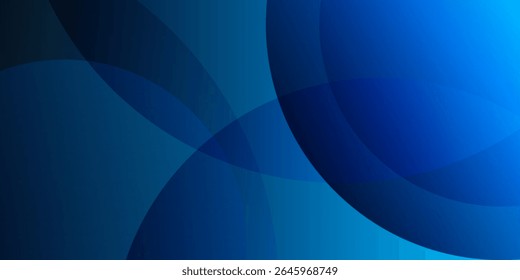 Abstract blue gradient background with curved shapes. Modern, smooth, and minimal design for tech, business, or digital media uses