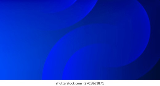 Fondo degradado azul Abstractas con Formas circulares curvas. Traje para el Anuncio, el Web, el folleto, el panfleto y la presentación