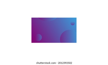 Abstract blue gradient background design with Geometric circles and light effect