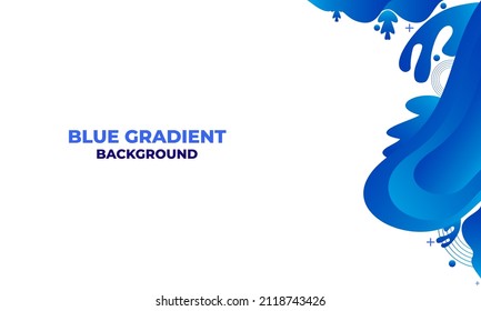 abstract blue gradient background design