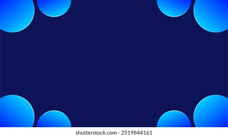 Abstract Blue Gradient Background Design Vector Template Backgrounds