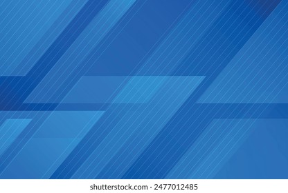 Abstract blue gradient background with diagonal geometric shape and line. vector illustration EPS10