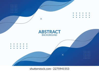abstract blue gradient background dynamic shapes vector.