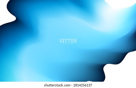 Abstract blue gradient background Ecology concept for your graphic design,