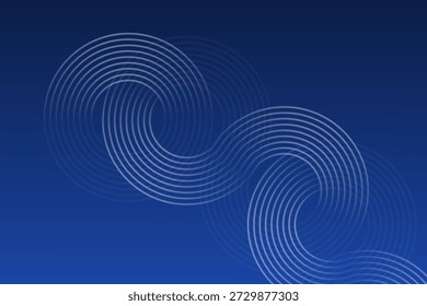 Fondo azul Abstractas del gradiente con las ondas circulares elegantes de la línea, diseño Corporativa y de Tecnología moderno