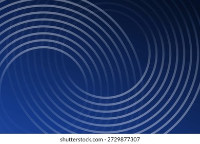 Fondo azul Abstractas del gradiente con las ondas circulares elegantes de la línea, diseño Corporativa y de Tecnología moderno