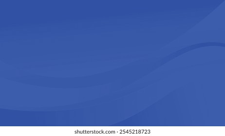 Abstract Blue Gradient Background Futuristic Wave Elegant Style