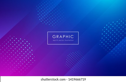 Abstract blue gradient background with geometric shape elements on gradient blue background.Modern and Creative design in EPS10 vector illustration.