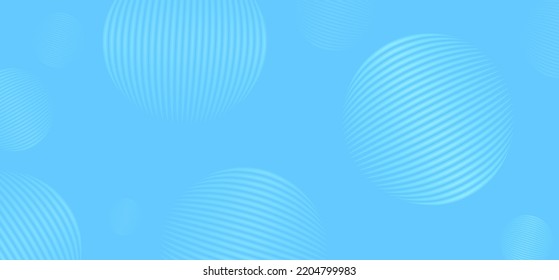 Abstract blue gradient background with geometric shape elements and circle light bubbles. Modern and Creative design in EPS10 vector illustration.