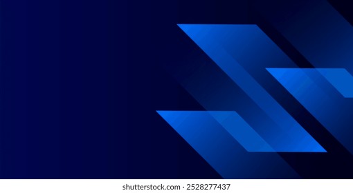 Fondo degradado azul Abstractas con Formas geométricas, fondo geométrico abstracto azul, Ilustración vectorial