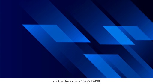 Fondo degradado azul Abstractas con Formas geométricas, fondo geométrico abstracto azul, Ilustración vectorial