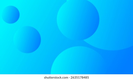 Abstract blue gradient background with geometric shape