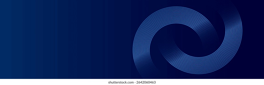 Abstract blue gradient background. Geometric circle shapes pattern . Modern shiny blue gradient color. Futuristic technology consept. Your high quality tranding design background. Vector EPS10.