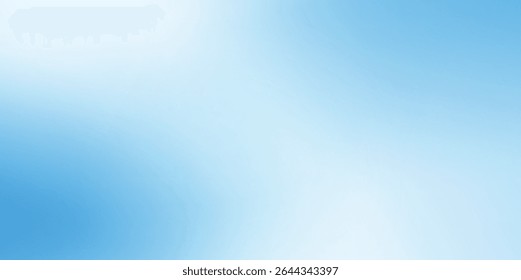 Abstract blue gradient background with grainy glowing blue light. Modern