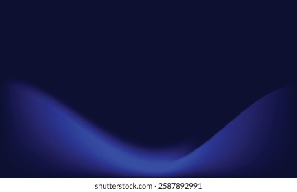 Abstract blue gradient background, light and shadow on the backdrop with dimensions, hot tone wall with intense color, horizontal wallpaper, presentations, websites, applications and graphic design