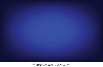 Abstract blue gradient background, light and shadow on the backdrop with dimensions, hot tone wall with intense color, horizontal wallpaper, presentations, websites, applications and graphic design