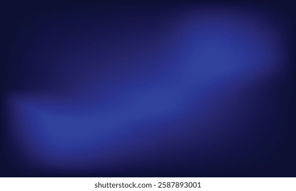 Abstract blue gradient background, light and shadow on the backdrop with dimensions, hot tone wall with intense color, horizontal wallpaper, presentations, websites, applications and graphic design