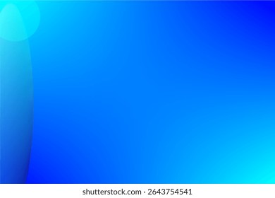 Arrière-plan dégradé bleu Abstrait avec effets Orbe lumineuse