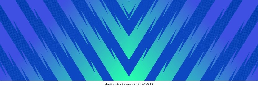 Abstract blue gradient background for modern football and trendy banner design