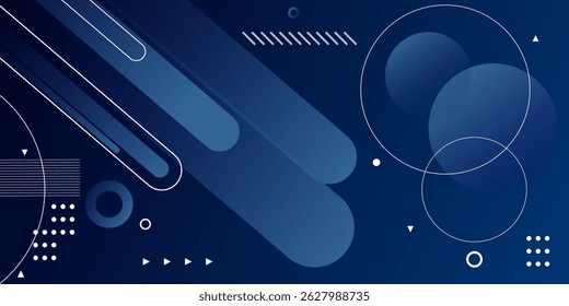 Abstract blue gradient background with modern dynamic shapes design background vector illustration. Perfect for modern artwork, backdrop, banner, templates, company, business, poster.