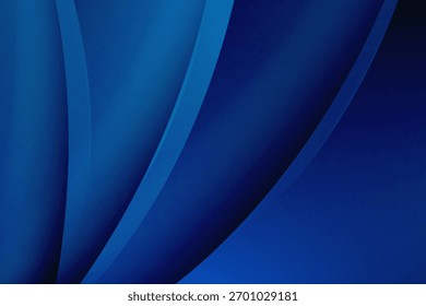 Abstractas fondo azul degradado líneas curvas modernas Formas de onda lisa gráfico