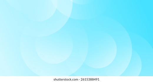 Abstract blue Gradient Background With Overlapping Circular Shapes