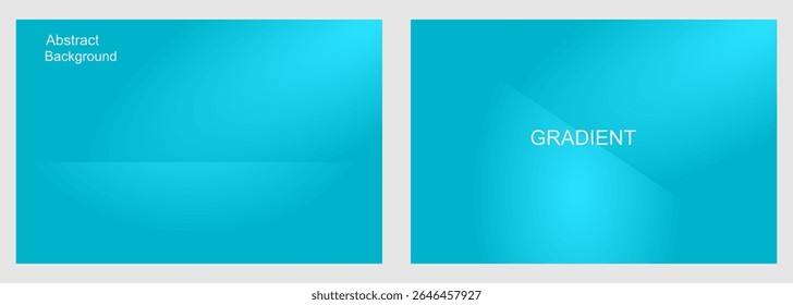Abstract Blue Gradient Background, for Presentation and Design, Studio showroom product base, fashion runway mockup scene. vector illustration