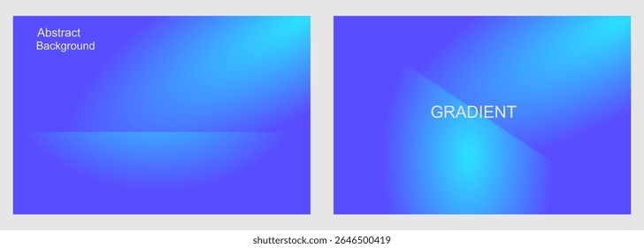 Abstract Blue Gradient Background, for Presentation and Design, Studio showroom product base, fashion runway mockup scene. vector illustration