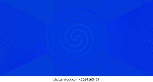 Fundo de gradiente azul abstrato com ondas de linhas brilhantes. Fundo minimalista para banner, cartaz, capa, brochura, folheto, site