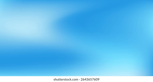 Abstract blue gradient background with shining lines waves. Minimalist background simple