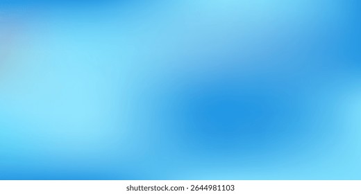 Abstract blue gradient background with shining lines waves. Minimalist background simple