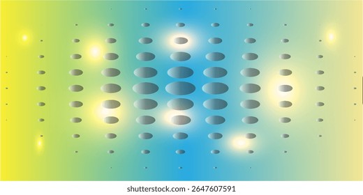 Abstract blue gradient background with shining lines waves. Minimalist background for banner, poster, cover, brochure, flyer, website. eps 10