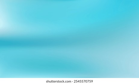 Abstract Blue Gradient Background. Smooth fluid waves in vibrant shades of blue and white. Innovation bg for technology and business. Aesthetic clean template. Vector illustration EPS 10.