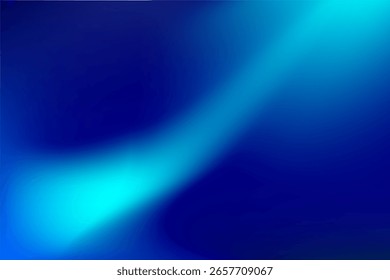 Abstract Blue Gradient Background with a Smooth and Vibrant Light Flow